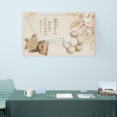 Pampas Grass Teddy Bear Baby shower Spandoek (Beurs)