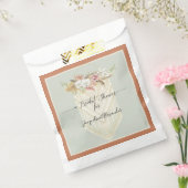 Pampas Grass Terra Cotta Bloemengroen Bridal Bedankzakje (Gezegeld)