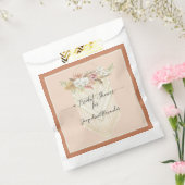 Pampas Grass Terra Cotta Floral Palm Beach Bridal Bedankzakje (Gezegeld)