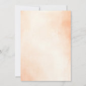 Pampas Grass Terracotta Bloemen Boho Fall Bruiloft Kaart (Achterkant)