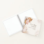 Pampas Grass Terracotta Bloemen Bruiloft Planner Notitieboek (Binnen)