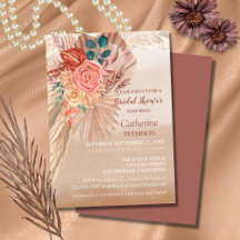 Pampas Grass Terracotta Boho Wedding Vrijgezellenf