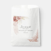 Pampas Grass Terracotta Desert Palm Weddenschap Bedankzakje (Voorkant)