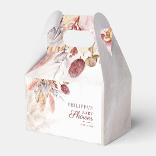 Pampas Grass Terracotta Girl Baby shower Bedankdoosjes