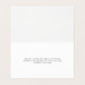 Pampas Grass Terracotta Hartelijk dank Visitekaartje (Binnenkant ongevouwen)