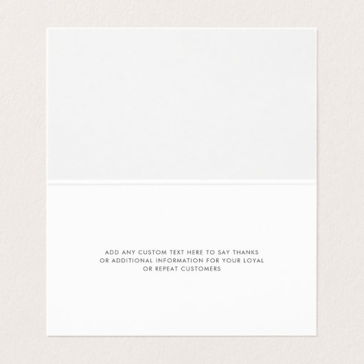 Pampas Grass Terracotta Hartelijk dank Visitekaartje (Binnenkant ongevouwen)