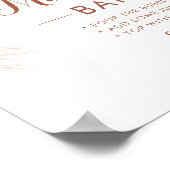 Pampas Grass Terracotta Mimosa Bar Teken Poster (Hoek)