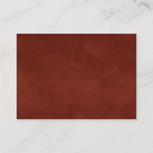 Pampas Grass Terracotta QR Code Bruiloft Details Informatiekaartje (Achterkant)