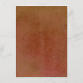 Pampas Grass Terracotta Rust Wedding Details Informatiekaartje (Achterkant)