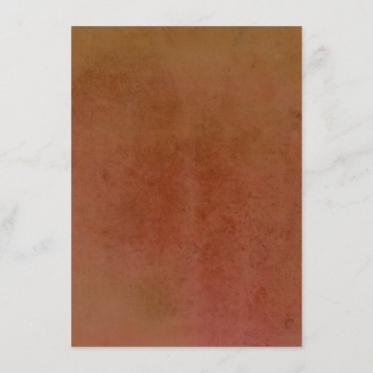 Pampas Grass Terracotta Rust Wedding Details Informatiekaartje (Achterkant)