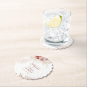 Pampas Grass Terracotta Tan Vrijgezellenfeest Kartonnen Onderzetters (Insitu)