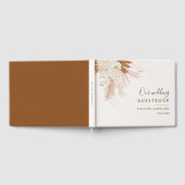 Pampas Grass Terracotta Wedding Gastenboek (Volledig)
