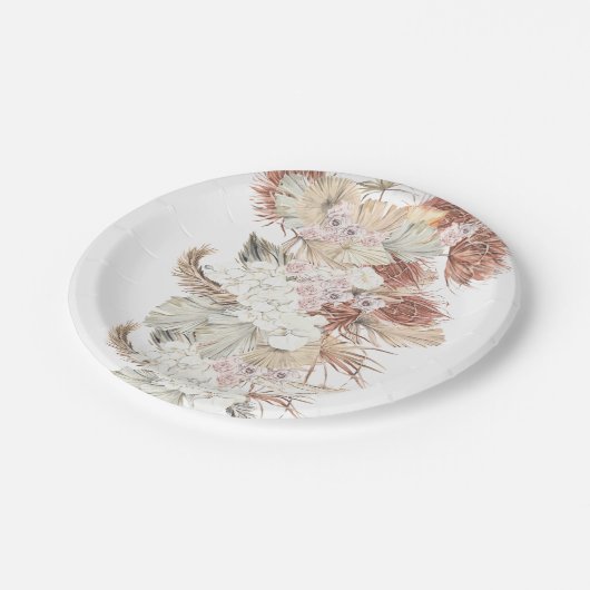 Pampas Grass Tropical Oerwoud Papieren Bordje (Gekanteld)