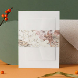 Pampas Grass Tropical Oerwoud Wedding Uitnodigingen Wikkel