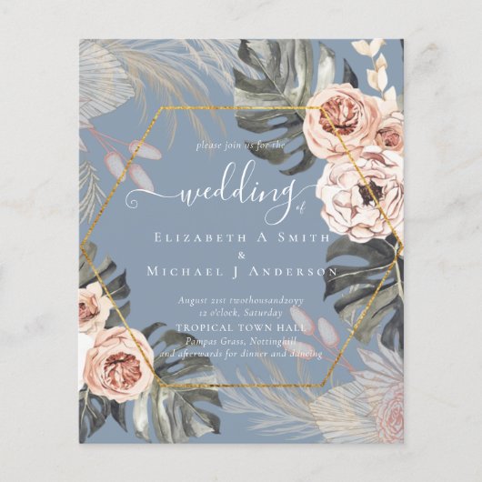 PAMPAS GRASS TROPICAL Weddenschap tegen lage koste (Voorkant)