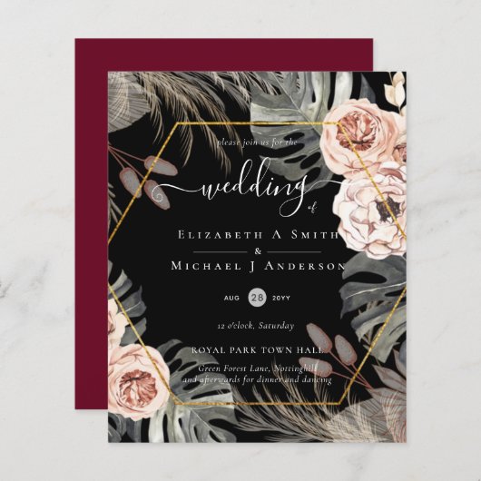 PAMPAS GRASS TROPICAL Weddenschap tegen lage koste (Voorkant / Achterkant)