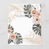 PAMPAS GRASS TROPICAL Weddenschap tegen lage koste Flyer (Achterkant)