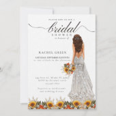 Pampas Grass Trouwjurk Boho Vrijgezellenfeest Kaart (Voorkant)