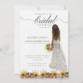 Pampas Grass Trouwjurk Boho Vrijgezellenfeest Kaart (Voorkant)