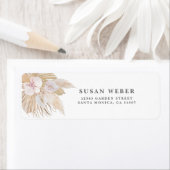 Pampas Grass-uitnodiging Etiket (Insitu)