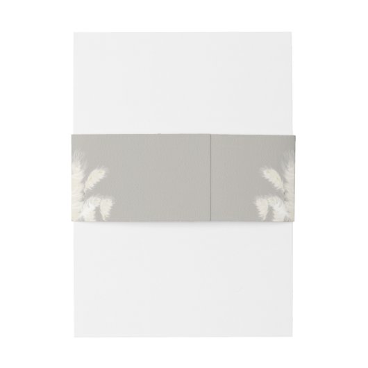 Pampas Grass Uitnodigingen Wikkel (Achterkant Voorbeeld)