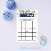 Pampas Grass Vrijgezellenfeest Bingo Game Kaart (Enkel)