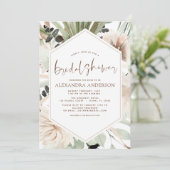 Pampas Grass Vrijgezellenfeest Boho Eucalyptus Inv Kaart (Staand voorkant)