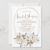 Pampas Grass Vrijgezellenfeest Boho Eucalyptus Inv Kaart (Voorkant)