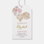Pampas Grass vrijgezellenfeest cadeau labels Cadeaulabel (Voorkant)
