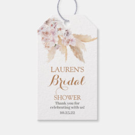 Pampas Grass vrijgezellenfeest cadeau labels Cadeaulabel