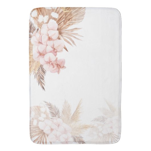 Pampas Grass Vrijgezellenfeest Floral Badmat (Voorkant Verticaal)