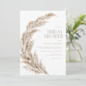 Pampas Grass Vrijgezellenfeest Kaart (Staand voorkant)