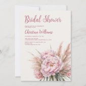 Pampas Grass Vrijgezellenfeest Kaart (Voorkant)