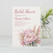 Pampas Grass Vrijgezellenfeest Kaart (Staand voorkant)