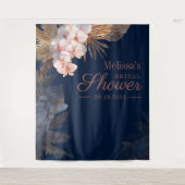 Pampas Grass Vrijgezellenfeest Photo Booth Backdro Wandkleed (Voorkant)