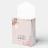 Pampas Grass Vrijgezellenfeest Terracotta Bedankdoosjes (Geopend)