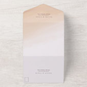 Pampas Grass Wedding All In One Uitnodiging (Buitenkant)