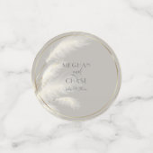 Pampas Grass Wedding Confetti (Kleine voorkant)