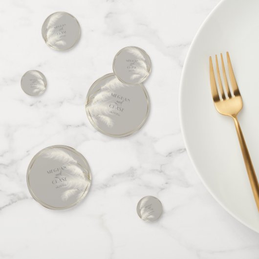 Pampas Grass Wedding Confetti (Groep)