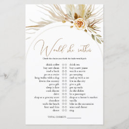 Pampas grass wil dat ze liever Vrijgezellenfeest s