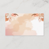 Pampas Grass | Wit-orchidee bloemen — luierspoelin Informatiekaartje (Achterkant)