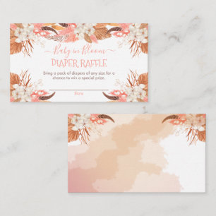 Pampas Grass Wit-orchidee bloemen — luierspoelin Informatiekaartje