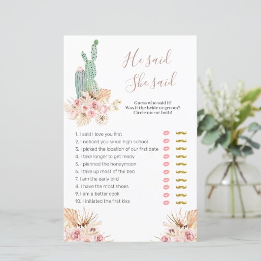 Pampas Grass zei dat ze games zei (Staand voorkant)