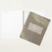 Pampas Natuurlijk Elegant Modern Goud Planner (Display)