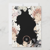 Pampas Premium | Monogram goudolie | Zwarte Onyx Kaart (Achterkant)