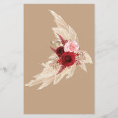 Pampas raad de Baby Baby shower game Kaart (Achterkant)