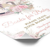 Pampas Roze Bloemen Schommelpaard Boeken voor Baby Foto Afdruk (Hoek)