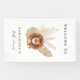Pampas schattig Lion baby shower Spandoek