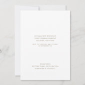 Pampas voor ze het Aisle Vrijgezellenfeest loopt Kaart (Achterkant)