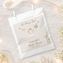 Pampasgras Baby Meisje Waslijn Baby Shower
